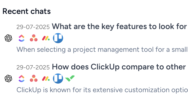 Tracking your brand in all AI models interface